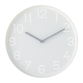 Wall clock IKEA Tromma white 25 cm